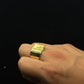 14k gold plated “LA” nugget style ring